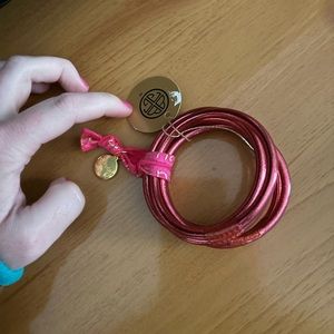 BUDHAGIRL all-weather bangles PINK MEDIUM